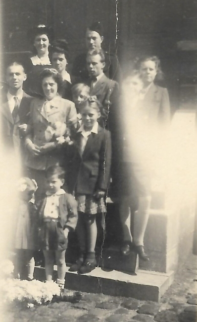 Louise Haidon et Henri Lodigeois, photo de mariage du 31/8/1946