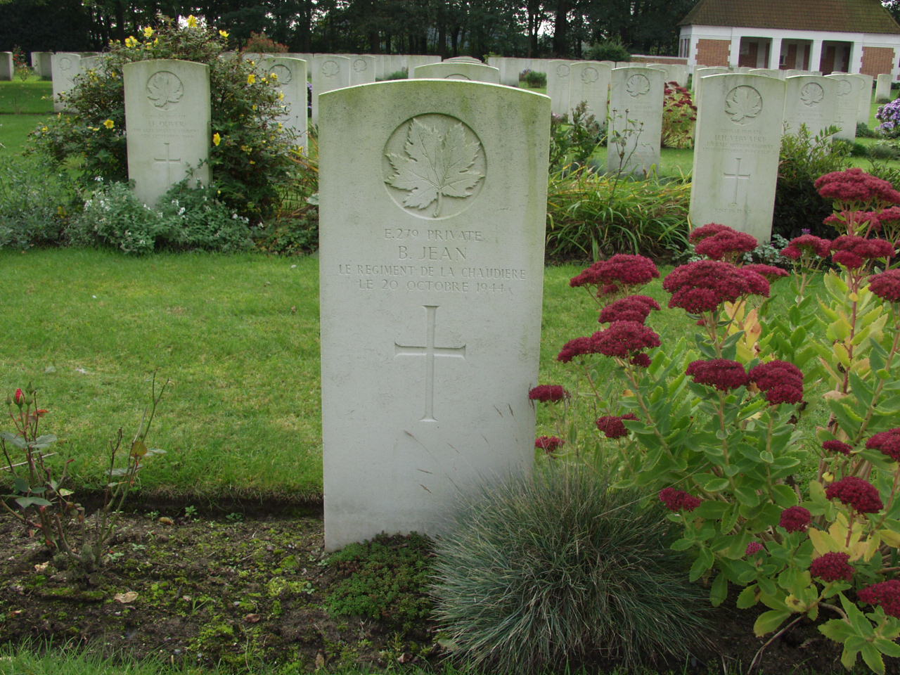 The Adegem Canadian War Cemetery B Jean