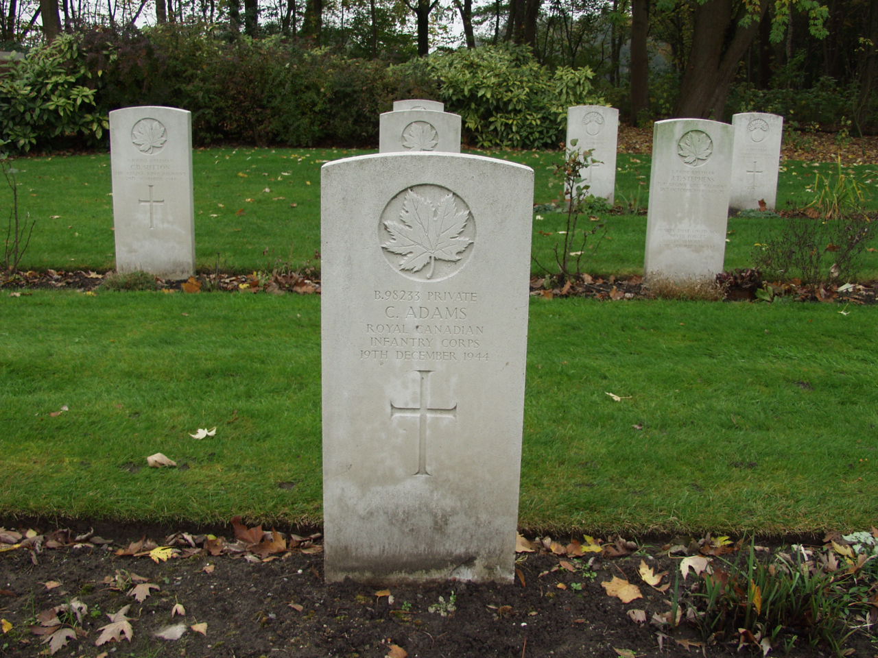 The Adegem Canadian War Cemetery C Adams