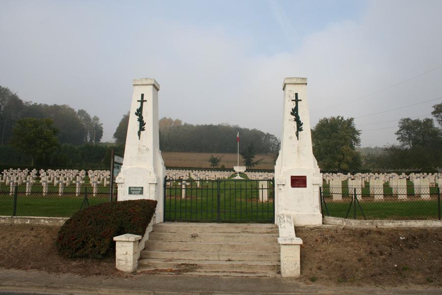 Nécropole de Crouy, a French military cemetery