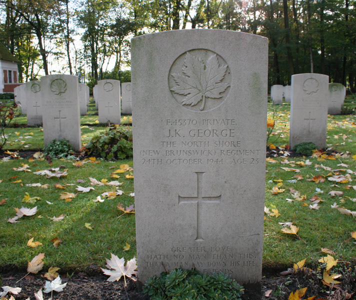 the grave of John Kingston George