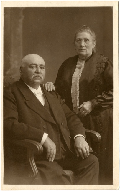 Mijnheer Geirnaerdt met zijn vrouw