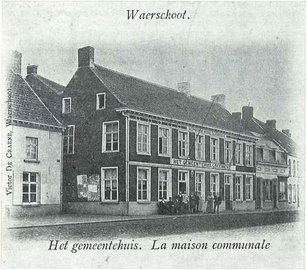 Het Gemeentehuis van Waerschoot