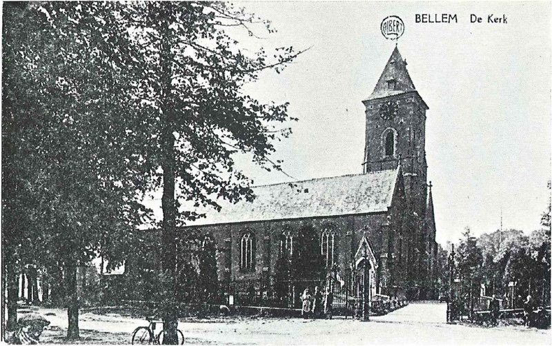 Kerk van Bellem omstreeks 1922