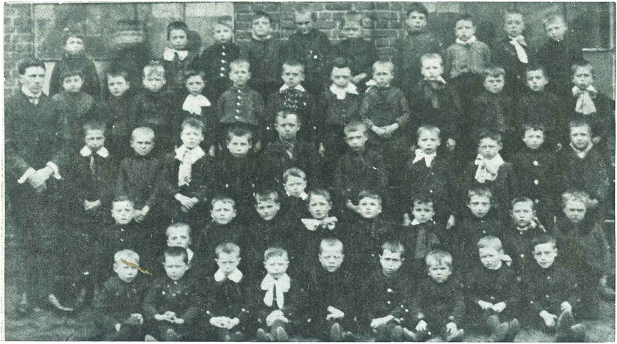 Een schoolfoto van 1907