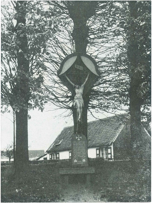 Het kruis van de Vijfringen te Aalter.