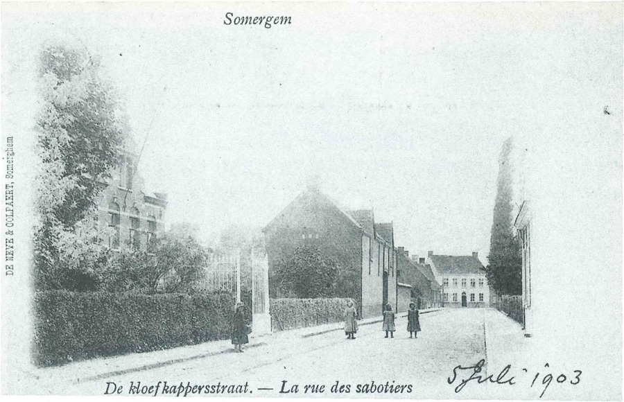 De Kloefkapperstraat in 1903